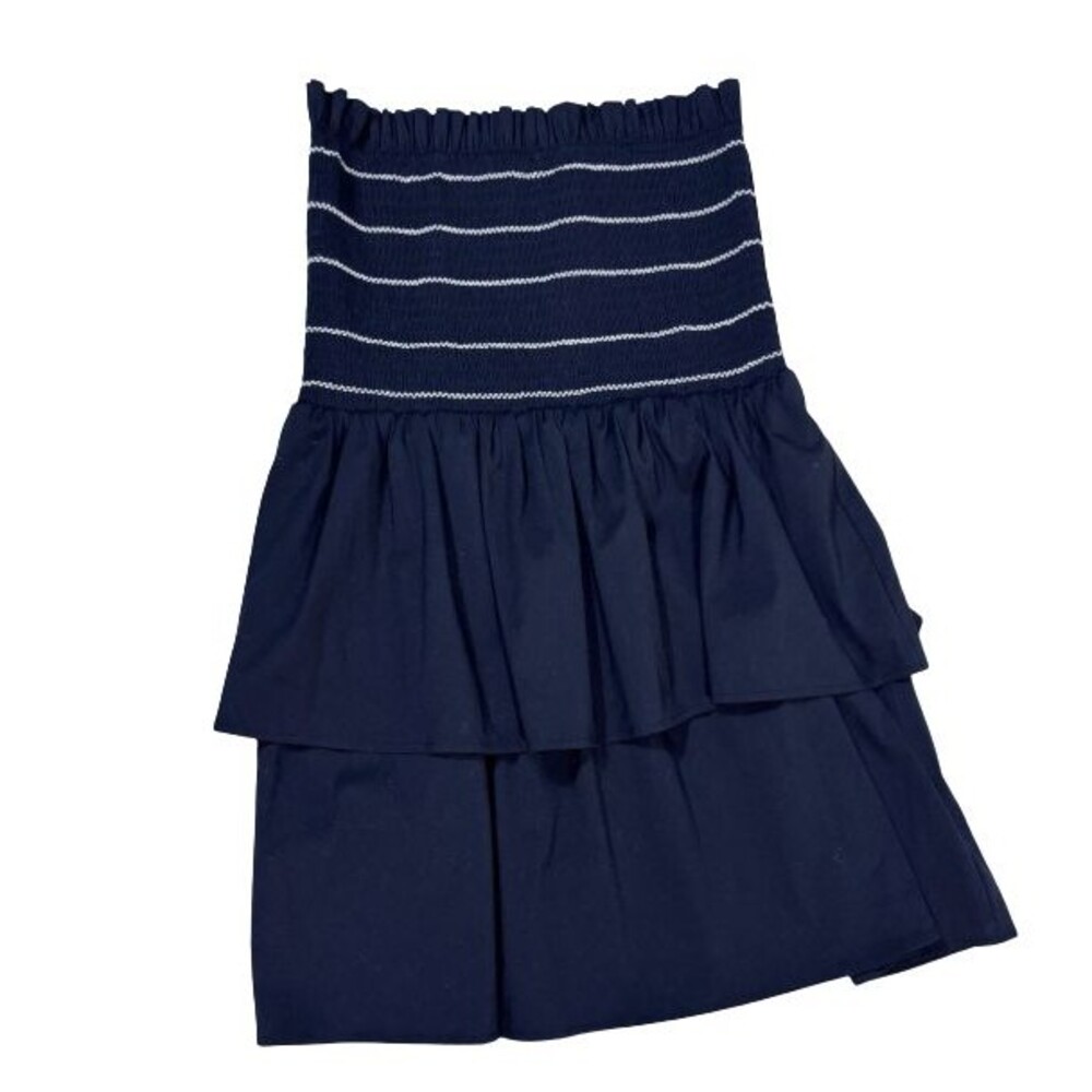 NWT Donna Mizani Size M Womens Stretch Top Smocked  Tiered Summery Dress